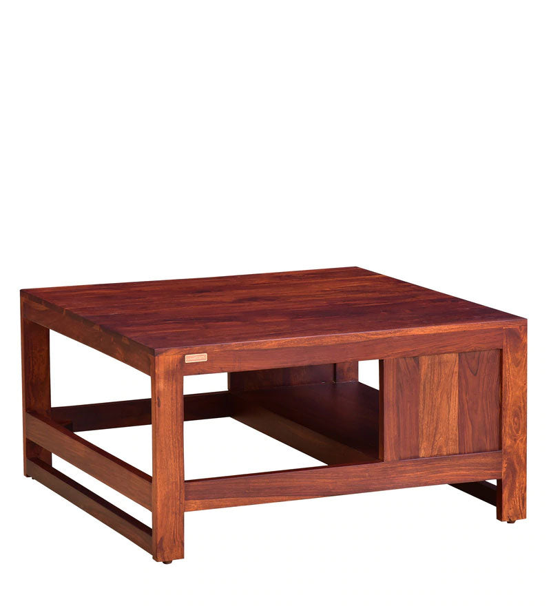 Lynet  Solid Wood Coffee Table in Honey Oak Finish