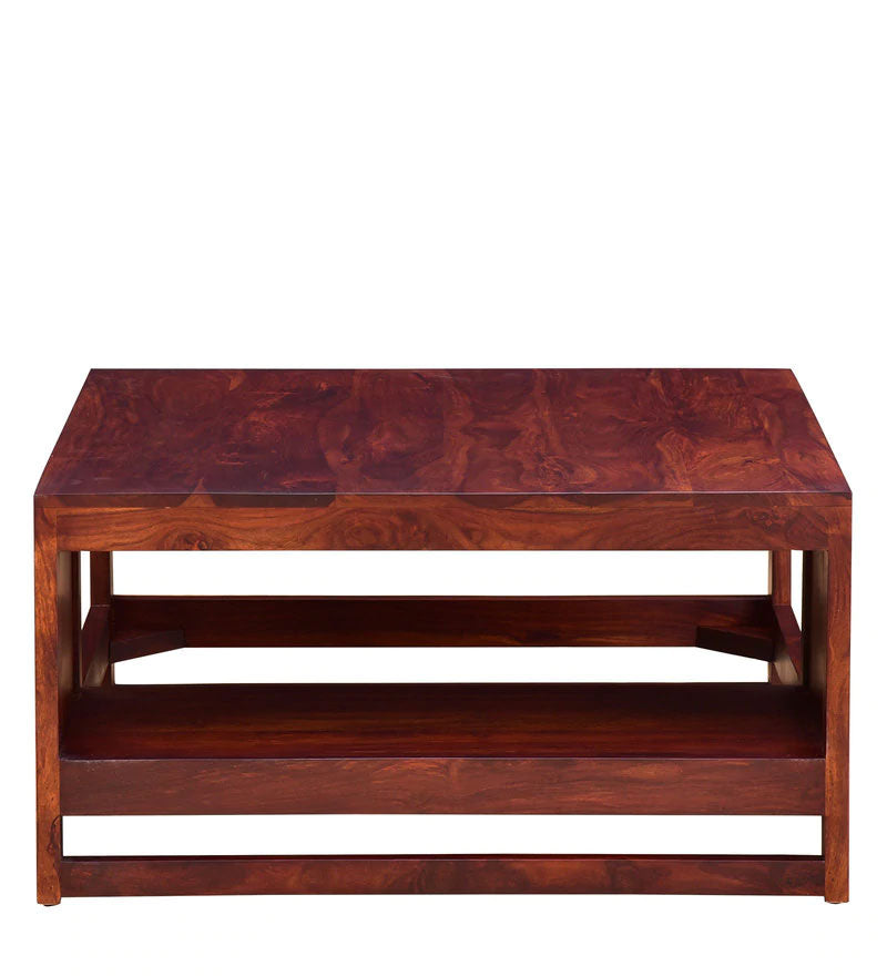 Lynet  Solid Wood Coffee Table in Honey Oak Finish