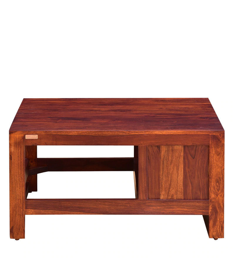 Lynet  Solid Wood Coffee Table in Honey Oak Finish