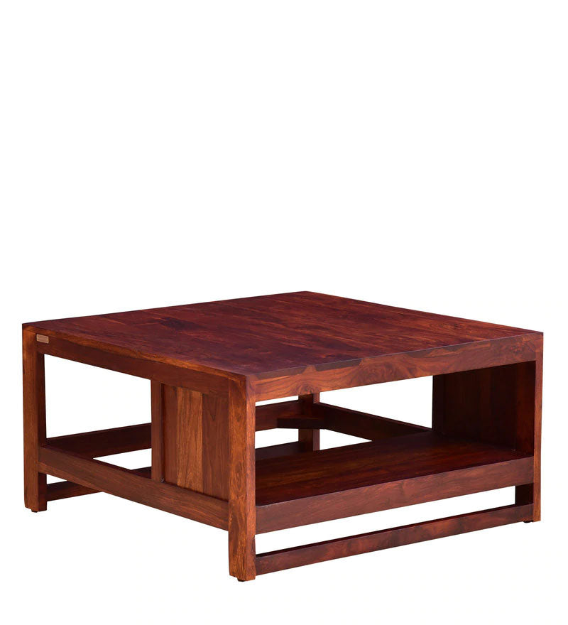 Lynet  Solid Wood Coffee Table in Honey Oak Finish