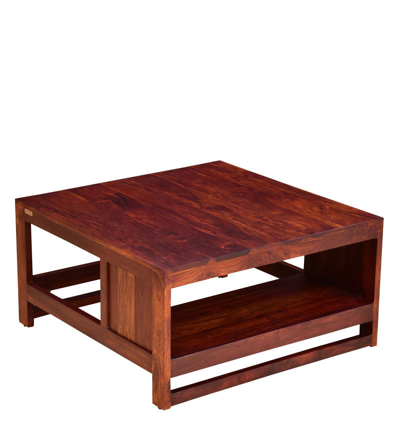 Lynet  Solid Wood Coffee Table in Honey Oak Finish