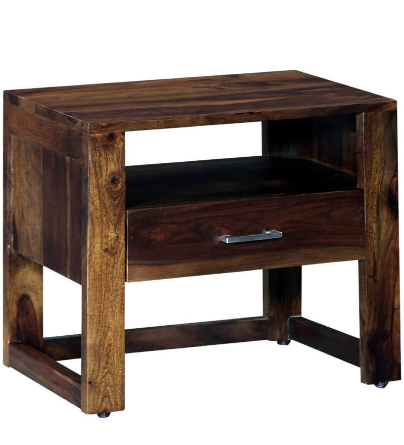 Arista  Bed Wood Night Stand in Provincial Teak Finish