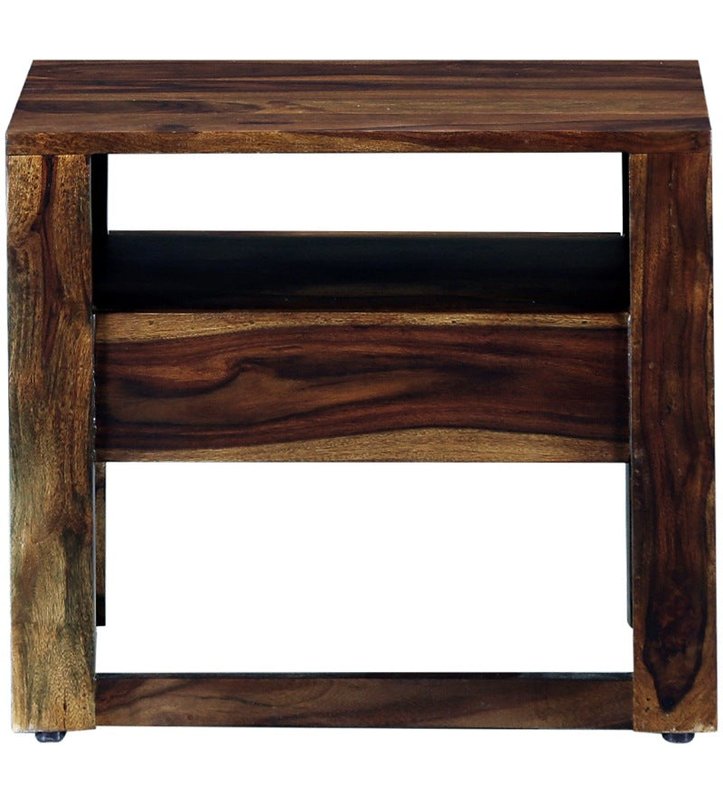 Arista  Bed Wood Night Stand in Provincial Teak Finish