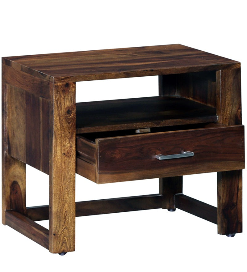 Arista  Bed Wood Night Stand in Provincial Teak Finish