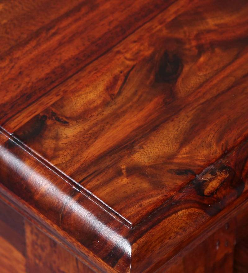 Wagner Bed Ayasa Solid Wood Night Stand in Honey oak Finish