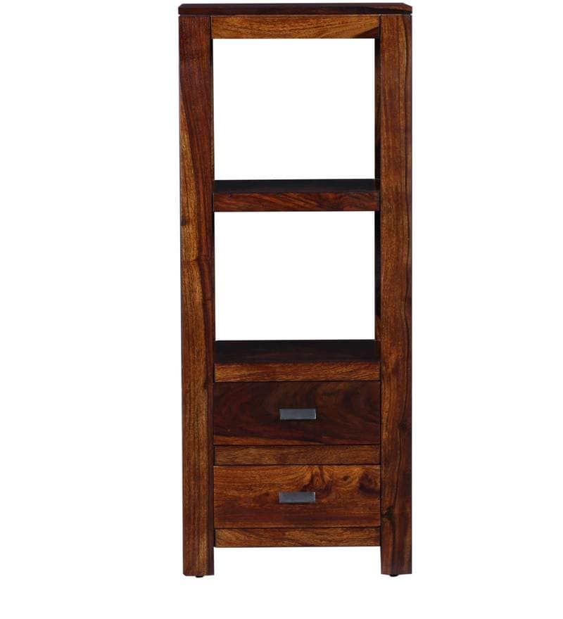 Bryan Solid Wood Book Shelf In Honey oak Finish