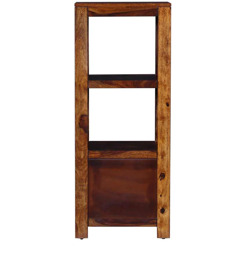 Bryan Solid Wood Book Shelf In Honey oak Finish