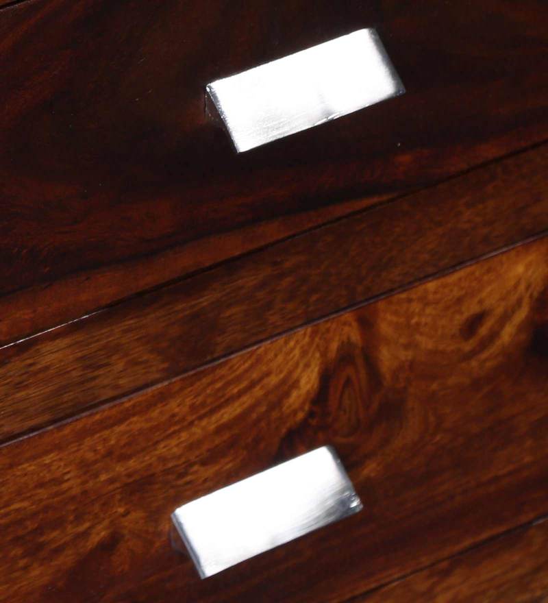 Bryan Solid Wood Book Shelf In Honey oak Finish