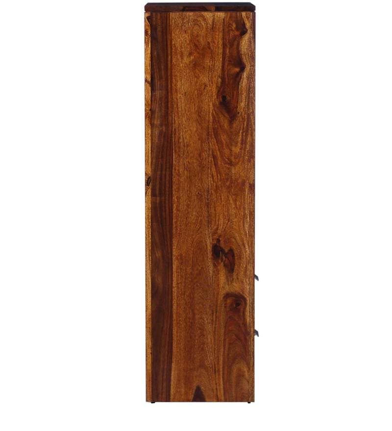 Bryan Solid Wood Book Shelf In Honey oak Finish