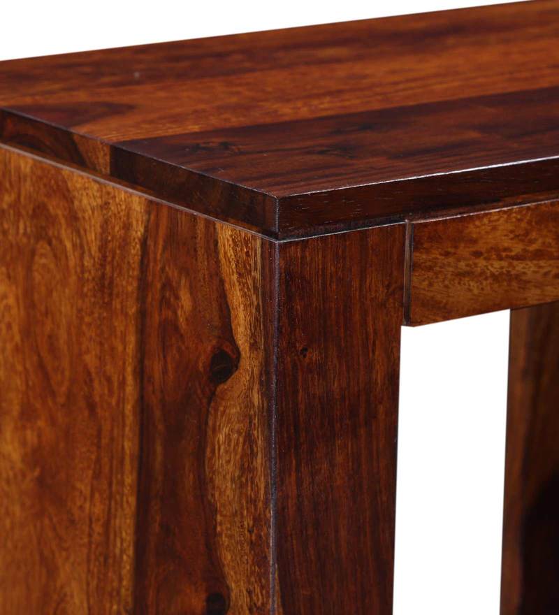 Bryan Solid Wood Book Shelf In Honey oak Finish
