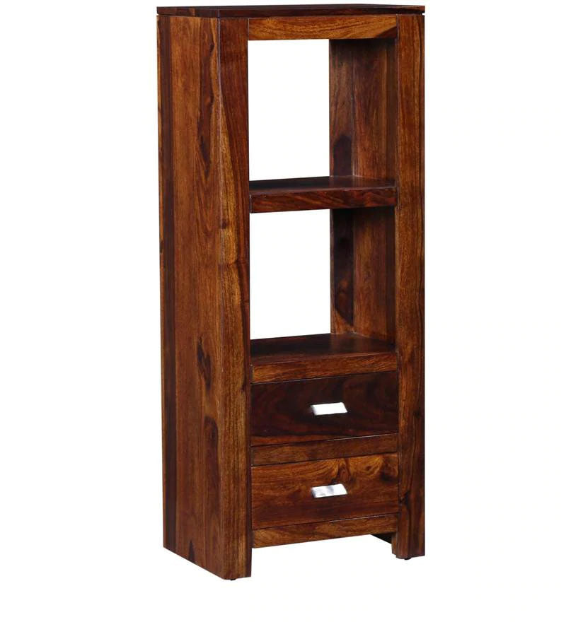 Bryan Solid Wood Book Shelf In Honey oak Finish