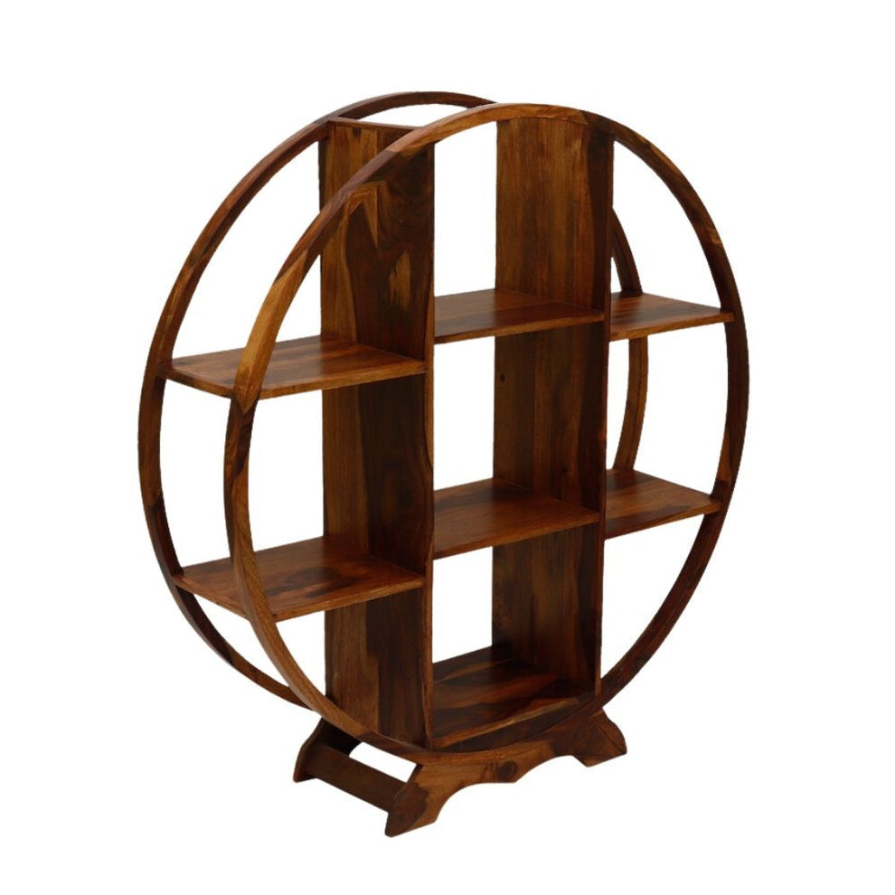 Fintan Solid Sheesham Wood Bookshelf