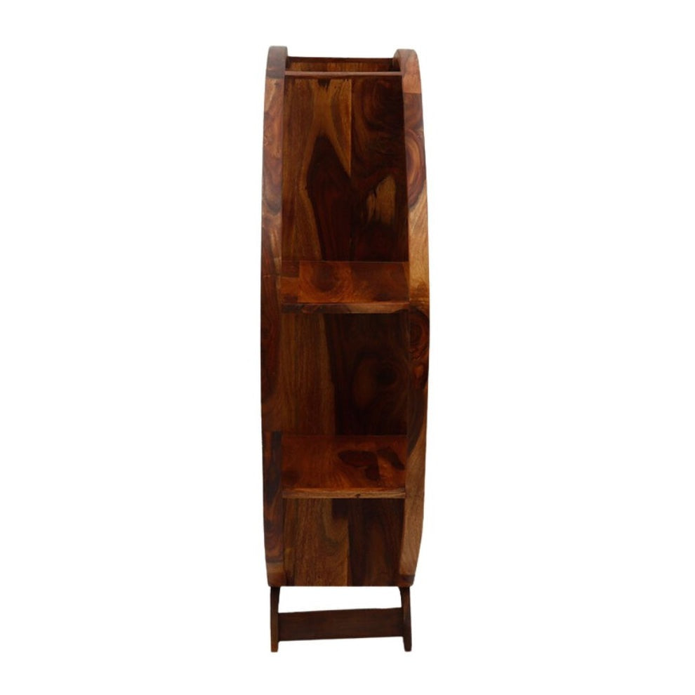 Fintan Solid Sheesham Wood Bookshelf
