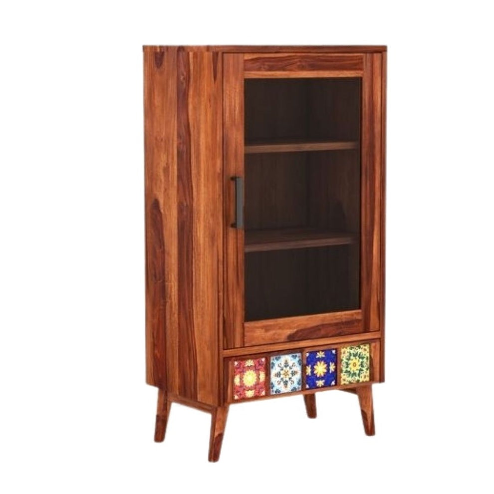 Ansel Solid Sheesham Wood Bookshelf