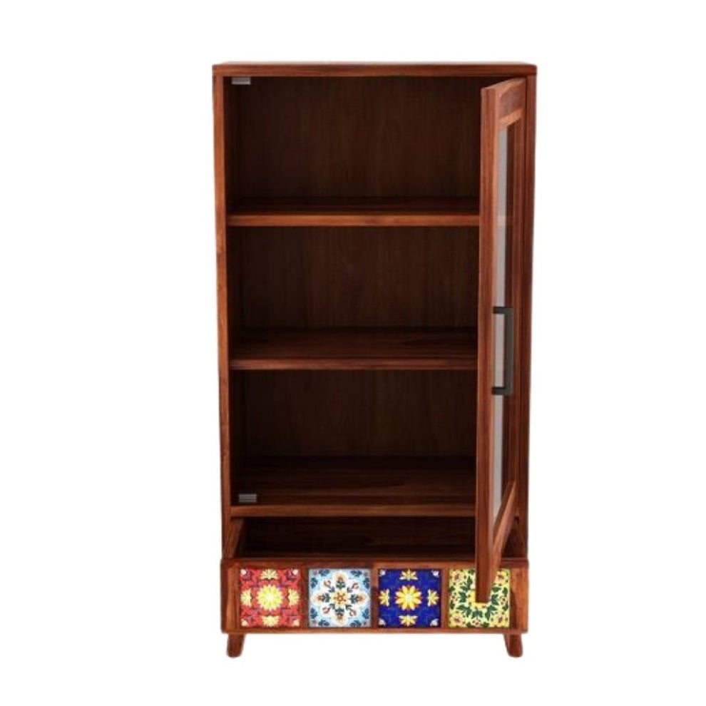 Ansel Solid Sheesham Wood Bookshelf