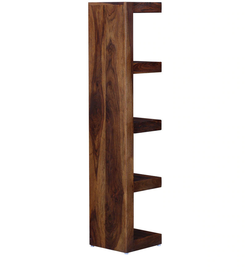 Anderson Solid Wood Book Shelf in Provincial Teak Finish