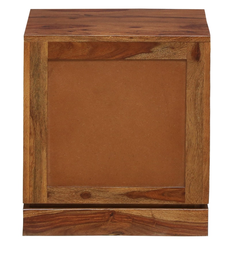 Harley Bed Gilliane Solid Wood Bedside Chest in Rustic Teak Finish