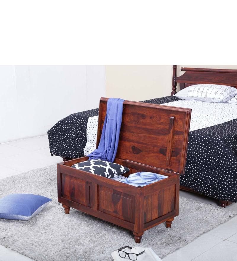 Danny Wood Trunk in Honey Oak Finish