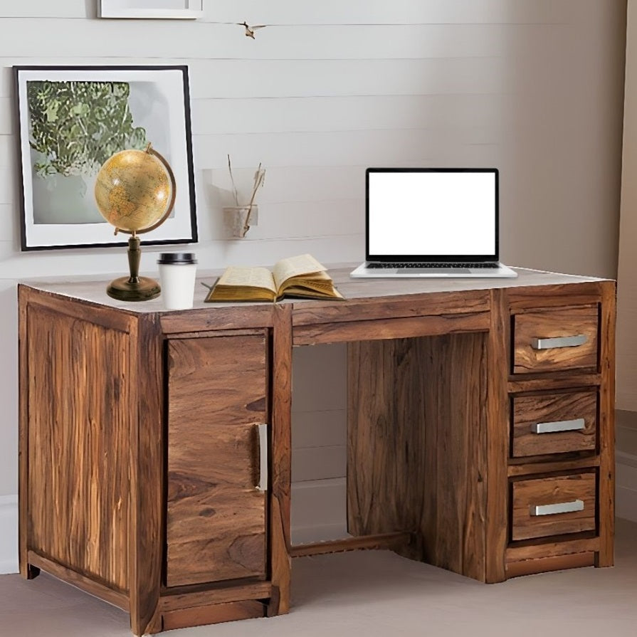 Blythe Solid Sheesham Wood Study Table