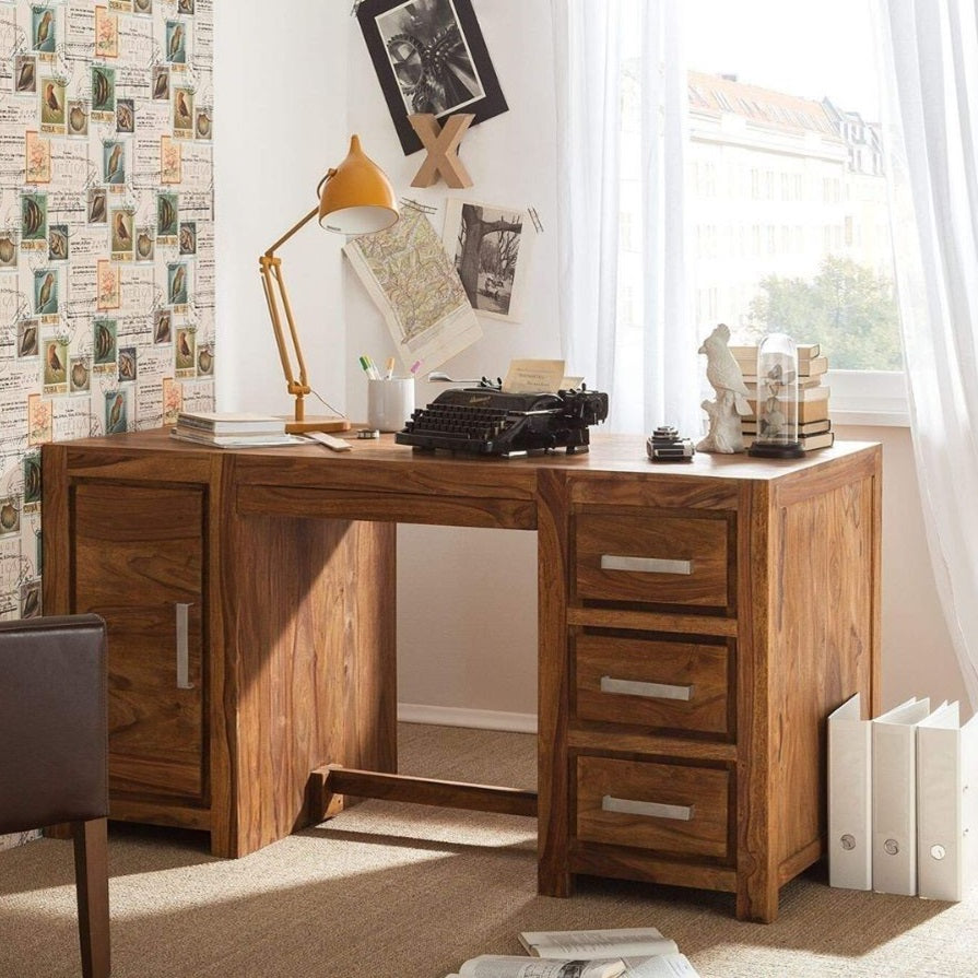 Blythe Solid Sheesham Wood Study Table – Shagun Arts