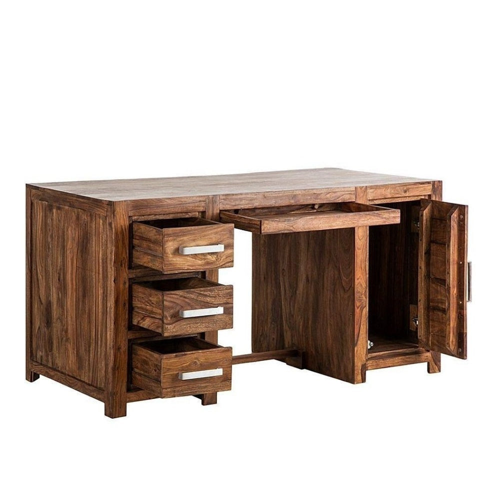 Blythe Solid Sheesham Wood Study Table