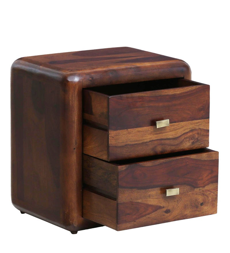 Cambrey Bed Jeane Solid Wood Bedside Chest in Provincial Teak Finish