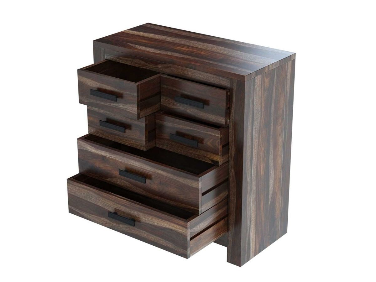Beckett Solid Sheesham Wood Chest of Drawer