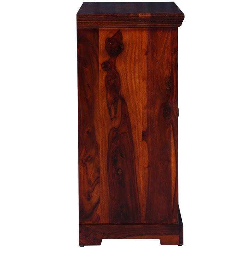 Lynton Bar Cabinet in Honey Oak Finish
