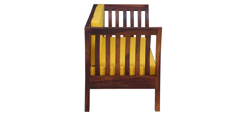 Raiden 3 Seater Sofa in Honey Oak Finish
