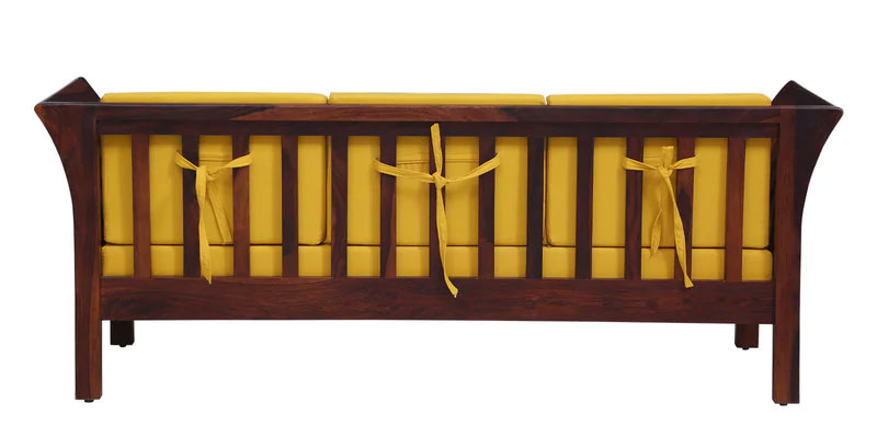 Raiden 3 Seater Sofa in Honey Oak Finish