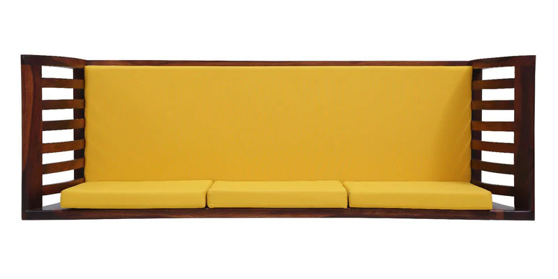 Raiden 3 Seater Sofa in Honey Oak Finish