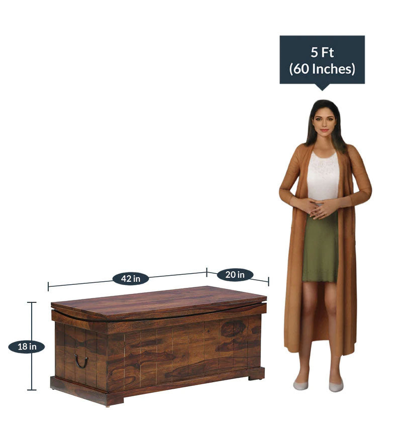 Danny Wood Trunk in Provincial Teak Finish