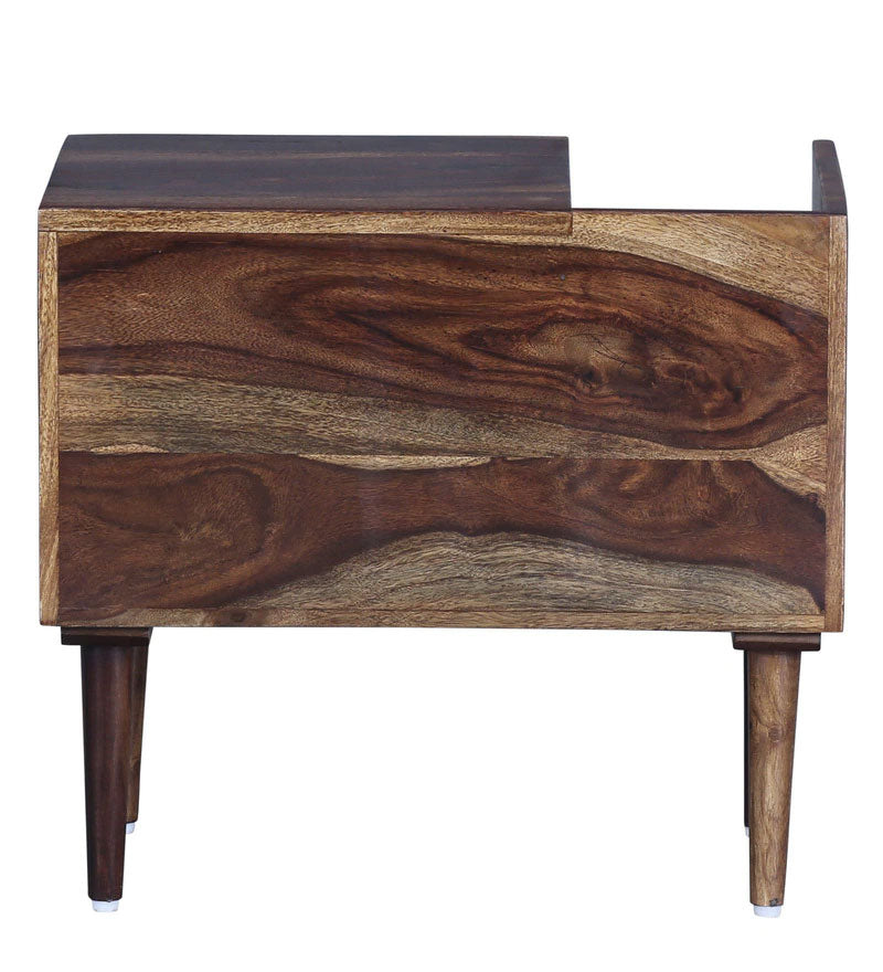 Boho Bed Nexo Solid Wood Night Stand in Provincial Teak Finish