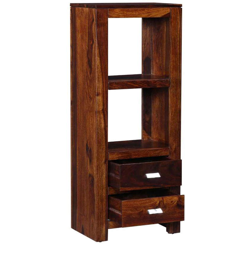 Bryan Solid Wood Book Shelf In Honey oak Finish