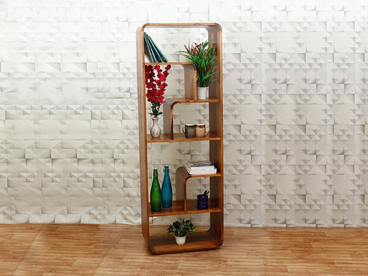Thalia Solid Sheesham Wood Bookshelf