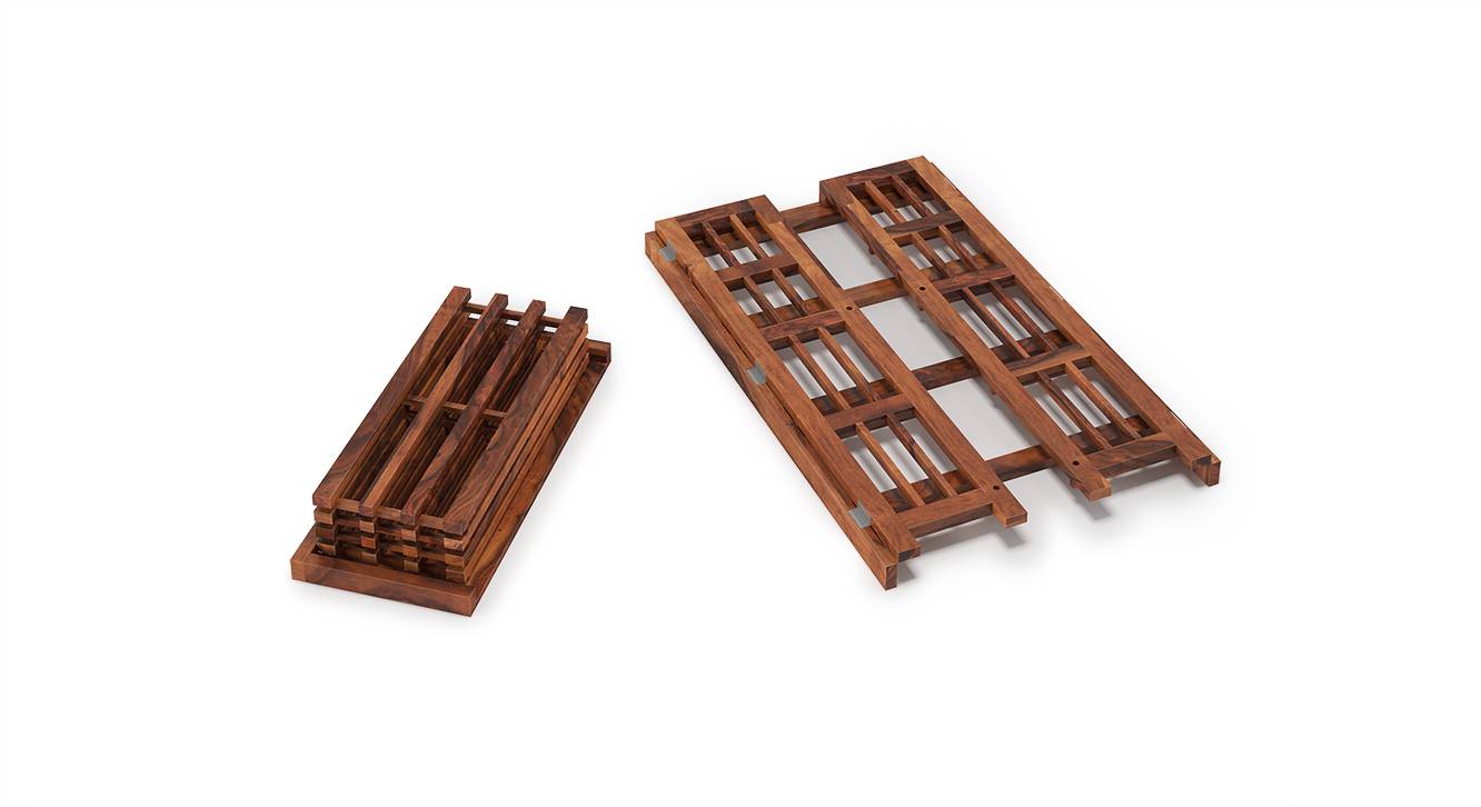 Eve Loft Folding Book Shelf