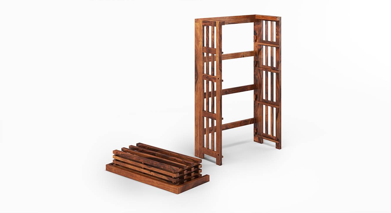 Eve Loft Folding Book Shelf
