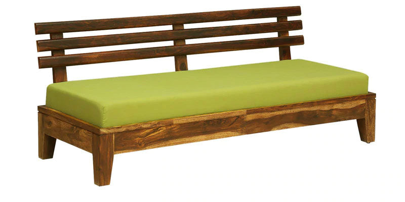 Marriott Wooden Sofa Wood 3 Seater Sofa In Rustic Teak Finish