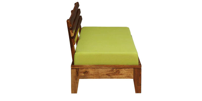 Marriott Wooden Sofa Wood 3 Seater Sofa In Rustic Teak Finish
