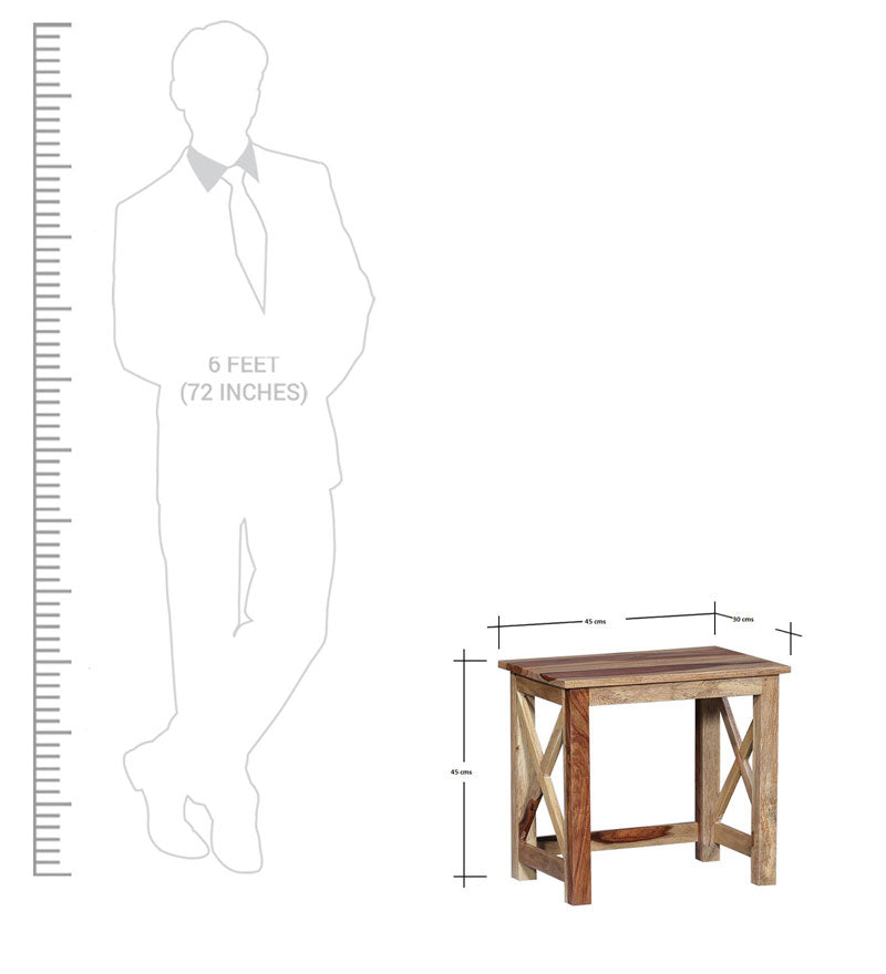 Oriel Solid Sheesham Wood Nest of Tables