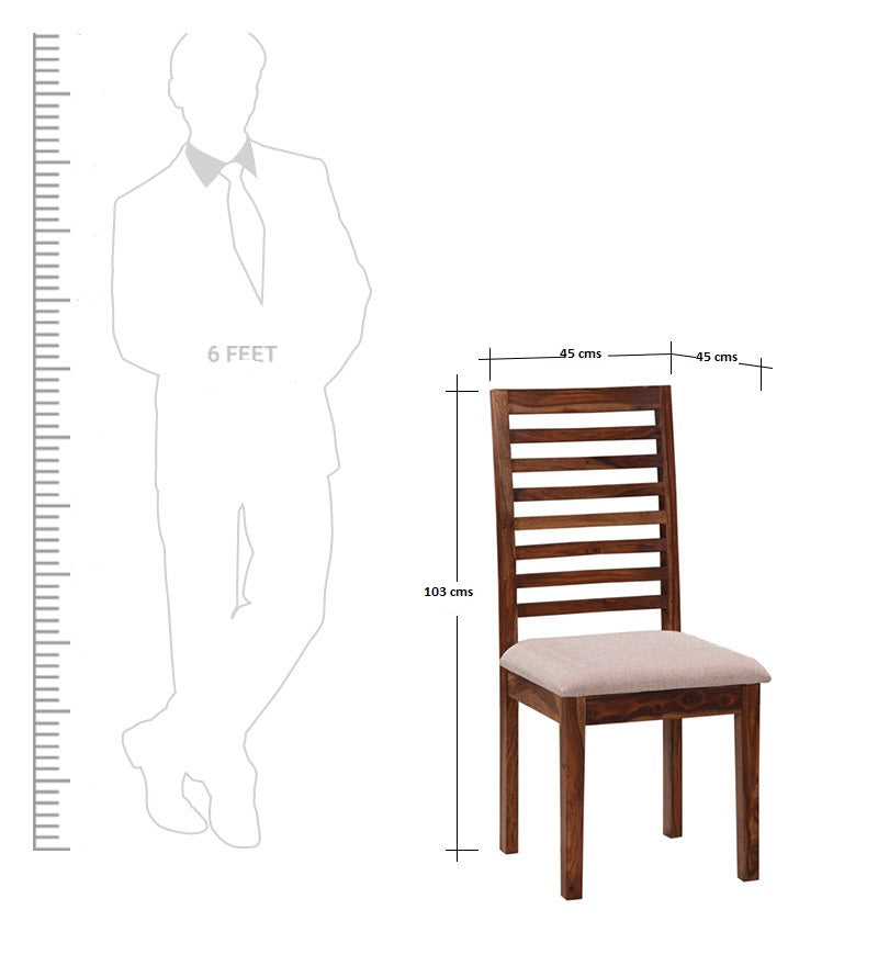 Zenith Solid Sheesham Wood Armchair