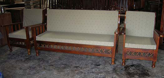 Marriott Wooden Sofa