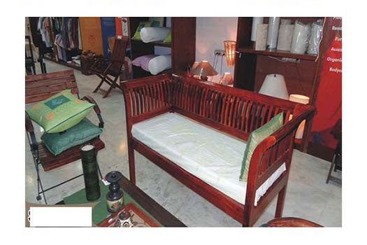 Alanis Wooden Sofa