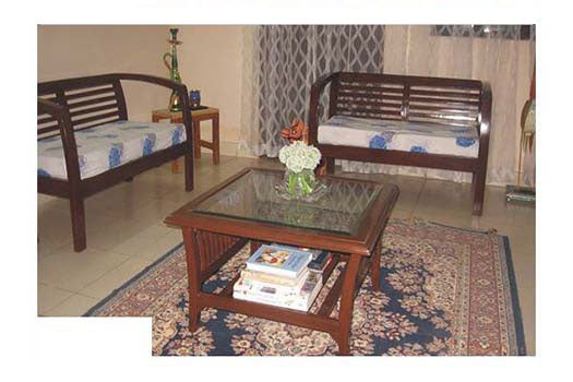 Roman Wooden Sofa