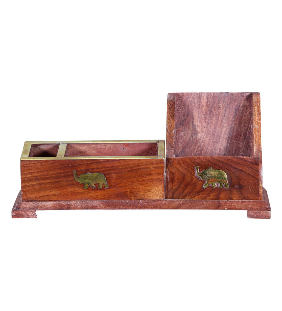 Pen Holder Solide Sheesham Wood