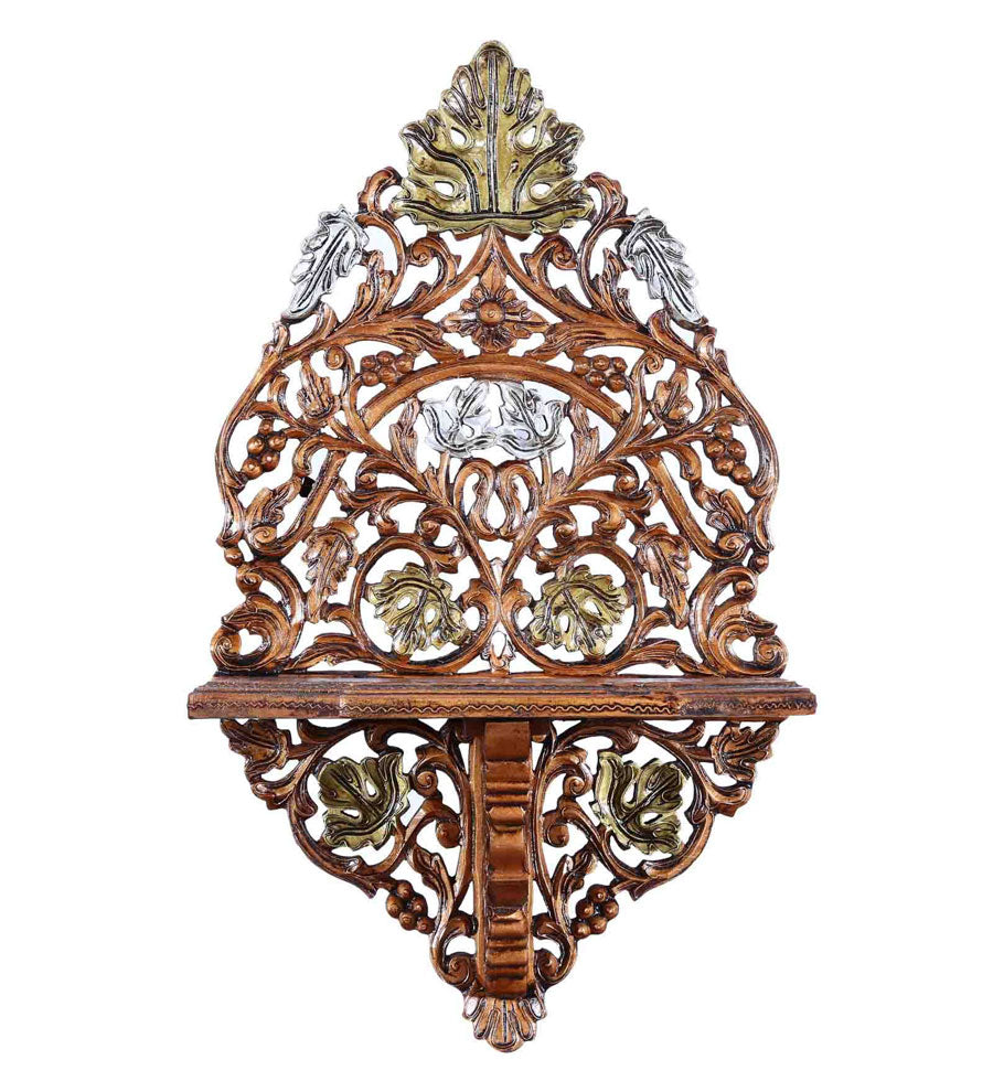 Solid Wood Rustic Tones Wall Stand
