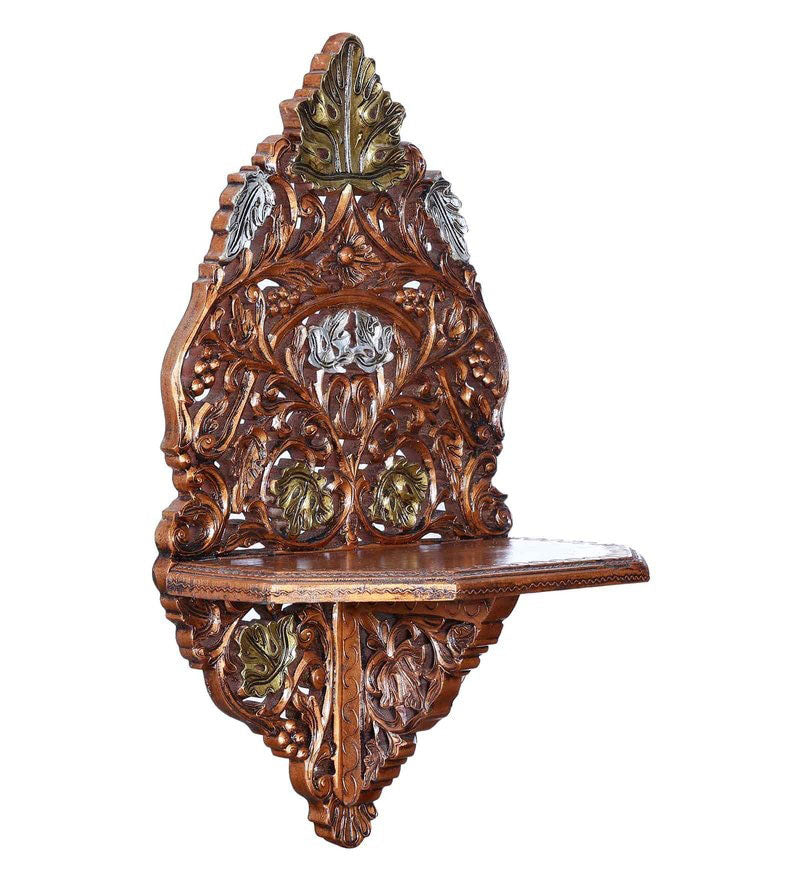 Solid Wood Rustic Tones Wall Stand