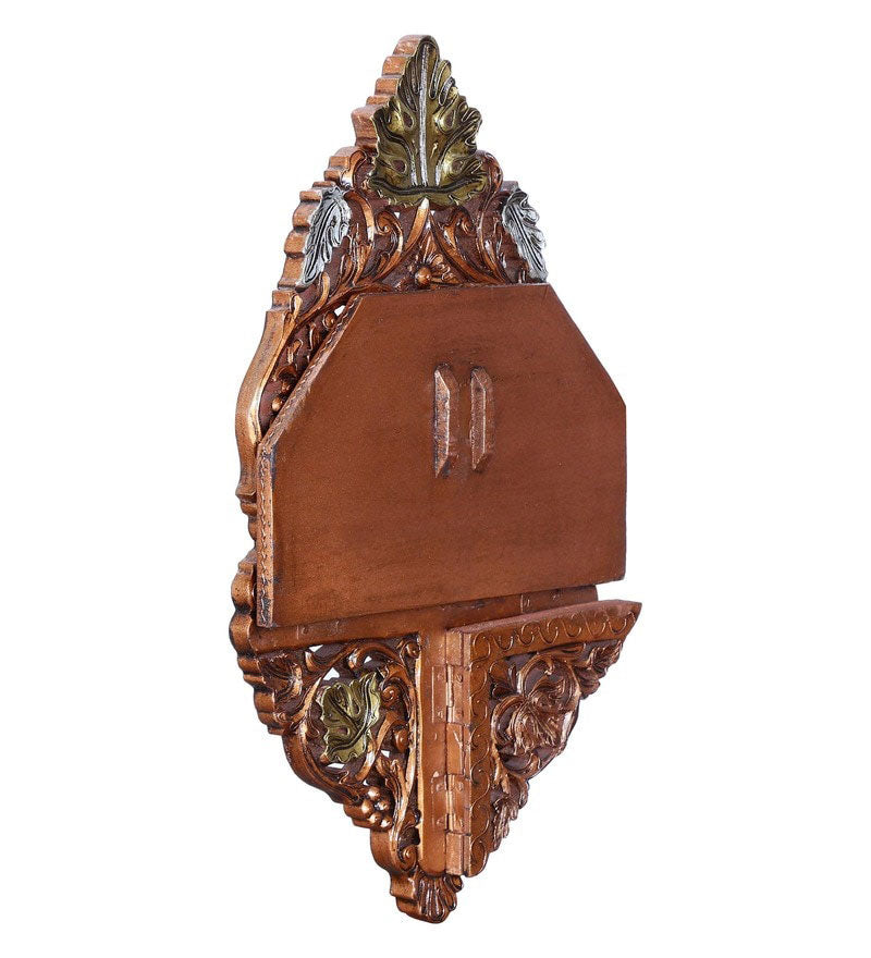 Solid Wood Rustic Tones Wall Stand
