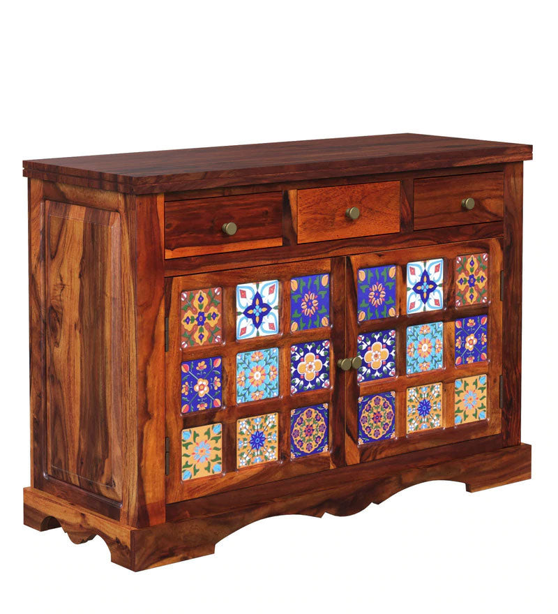 Hamlet Solid Wood Sideboard in Honey Oak Finish