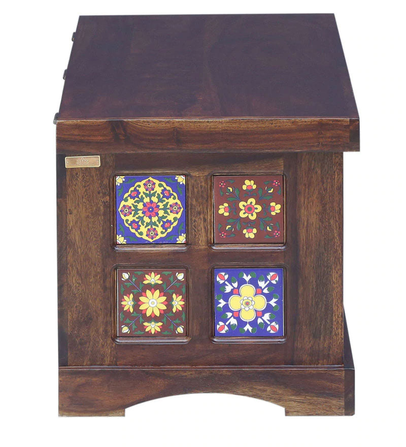 Paladin Wood Trunk in Provincial Teak Finish